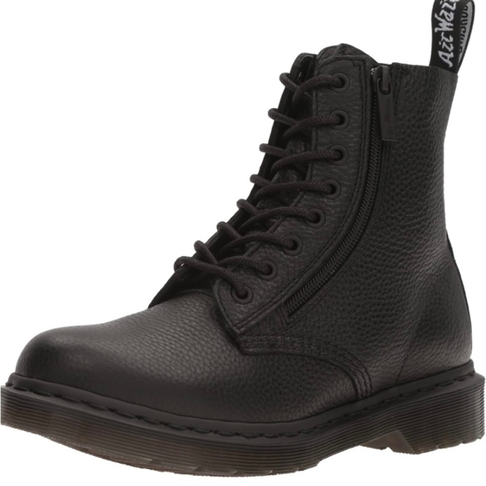Dr. Martens Women’s Pascal with zip combat boot